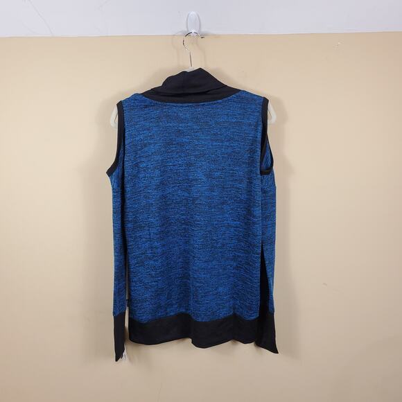 RBX Hacci Cowl Neck Cold Shoulder Pullover Size M - Picture 7 of 12